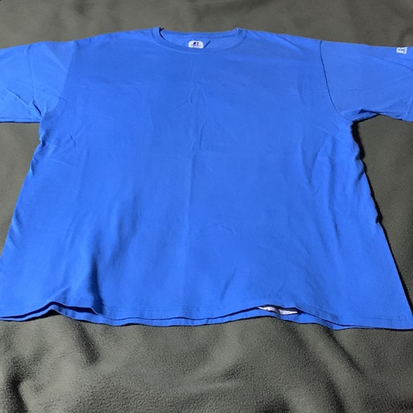 Lot of 2 Russell Athletics blue, short sleeve t-shirts. Size Large - Picture 8 of 11